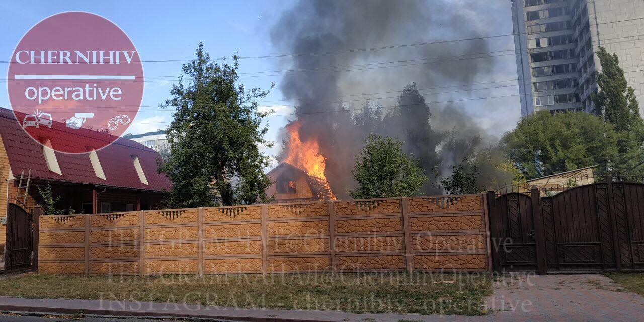 Пожежа у Чернігові: в районі "Градецького" горіла лазня