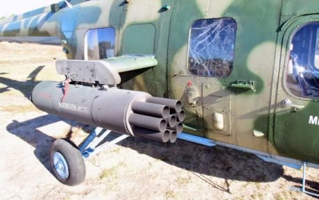 Старая-новая техника: на Черниговщине прошли испытания модернизированного военного вертолета