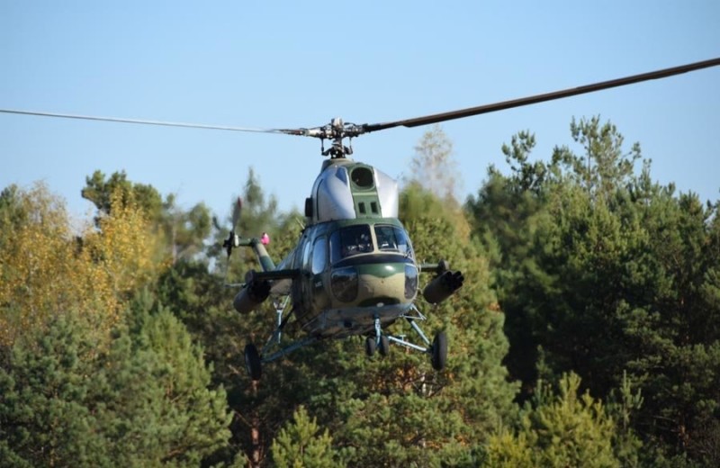 Старая-новая техника: на Черниговщине прошли испытания модернизированного военного вертолета