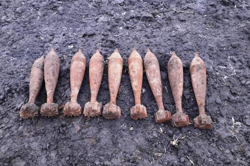 Спадок Другої світової: 9 мінометних мін знайшли на Чернігівщині