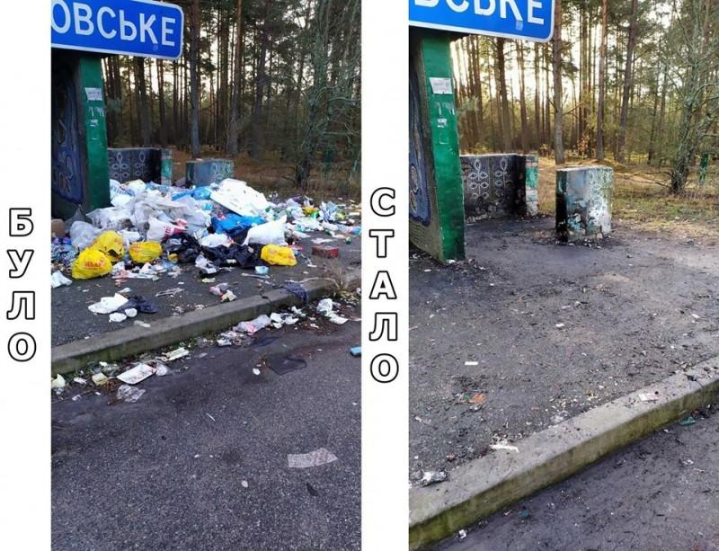 На Чернігівщині подорожуючі перетворюють зупинкові комплекси на сміттєзвалища
