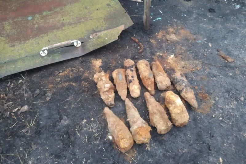 Возле школы на Черниговщине нашли снаряды времен Второй мировой