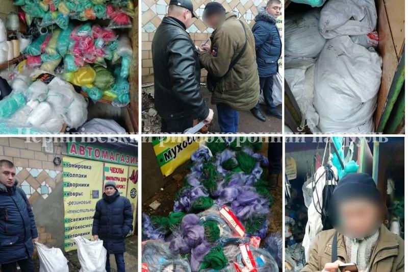 У місцевого підприємця вилучили майже 3 кілометри заборонних знарядь лову