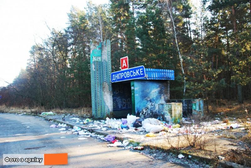 Стихийные мусорные свалки на дорогах Черниговщины появляются регулярно