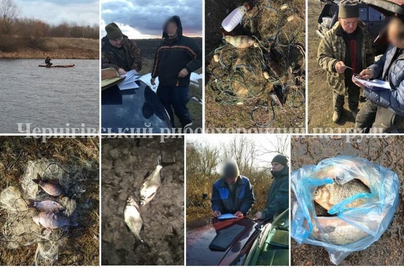 З початку місяця Чернігівським рибоохоронним патрулем викрито 20 порушень Правил рибальства