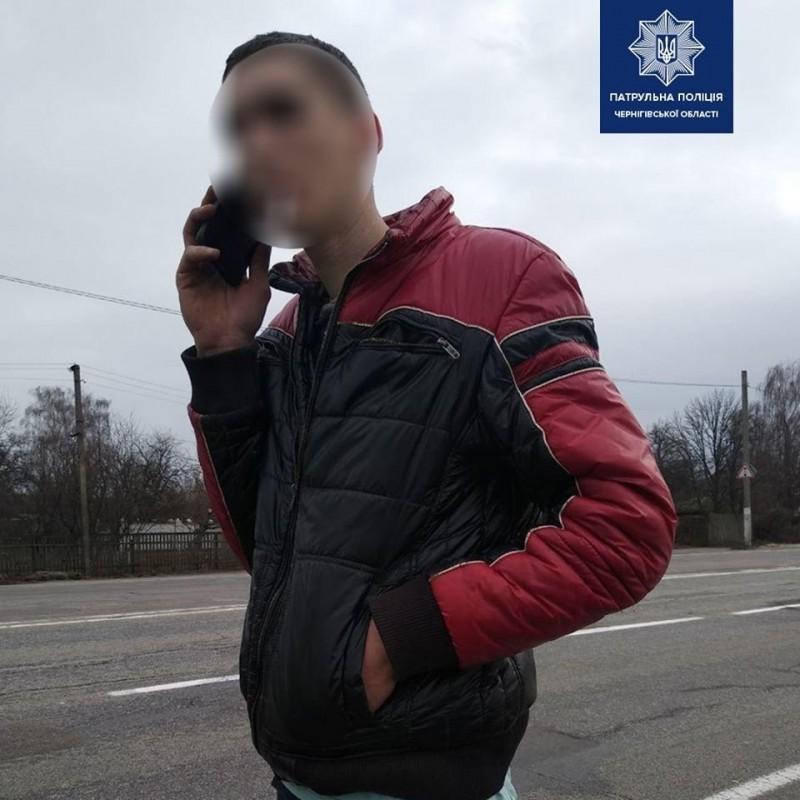 Пьяного водителя черниговским патрульным сдал сознательный гражданин