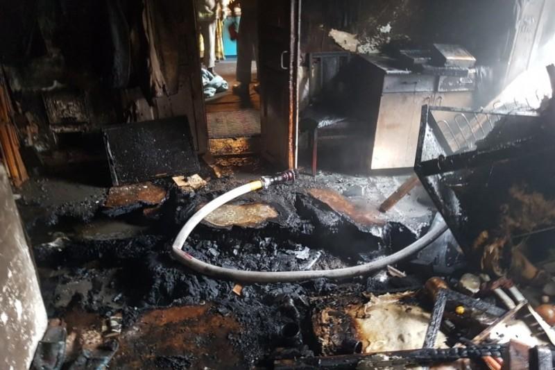 На Чернігівщині під час пожежі загинув чоловік