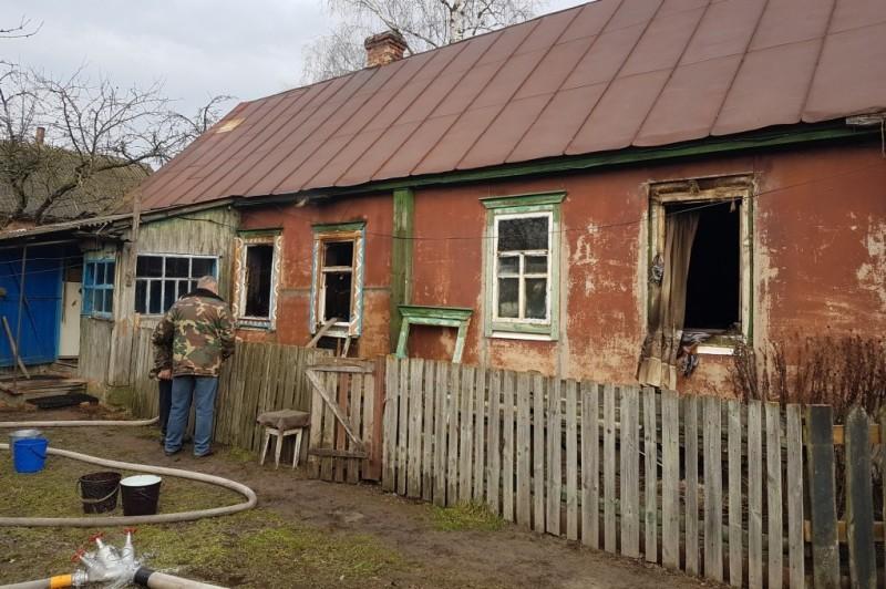 На Чернігівщині під час пожежі загинув чоловік