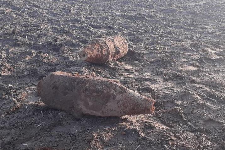 Під Черніговом знайшли дві стокілограмові авіабомби