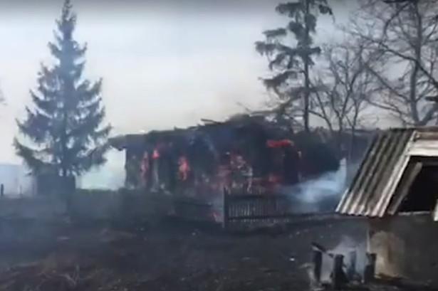 У Чернігівській області ледь не вигоріло вщент ціле село (Відео)
