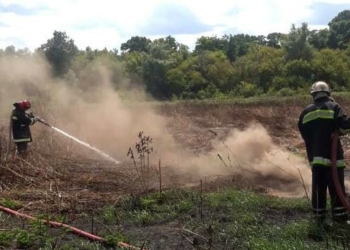 У Чернігівському районі горять торфовища