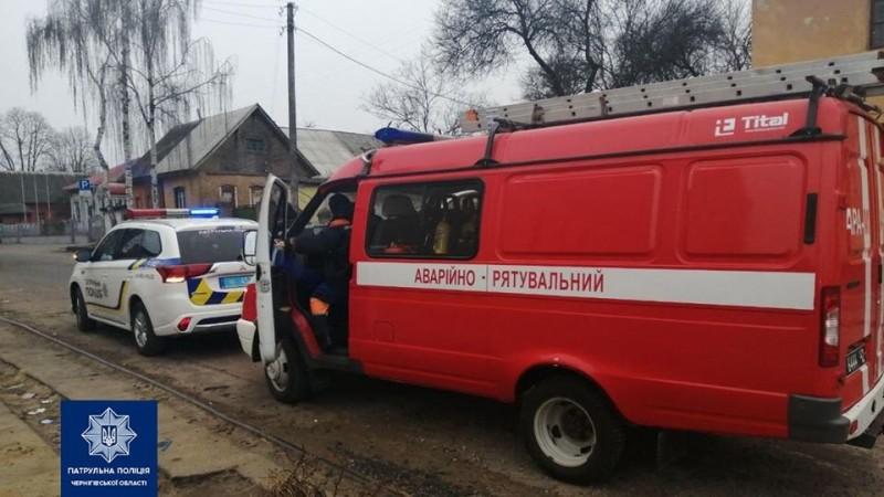 У Чернігові собака впала у відкриту шахту колодязя: її врятували