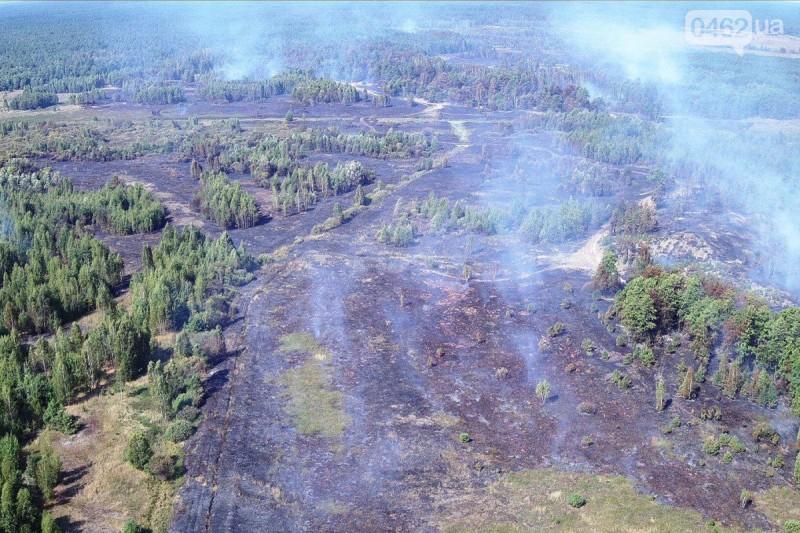 Чернігівські рятувальники за місяць загасили пожежу торфу на 90 гектарах