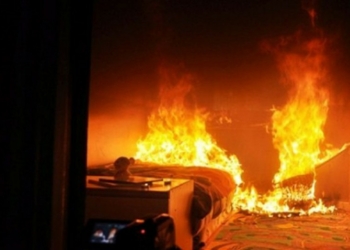 Вночі горіла квартира на вулиці Корольова