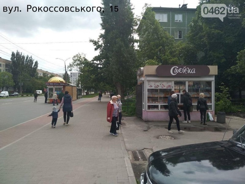 Біля АТБ на Рокоссовського приберуть кіоски. Усього з вулиць Чернігова зникне 9 таких «точок»
