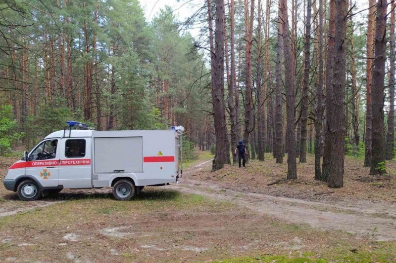 Жителі Чернігівщини шукали гриби, а знайшли міну