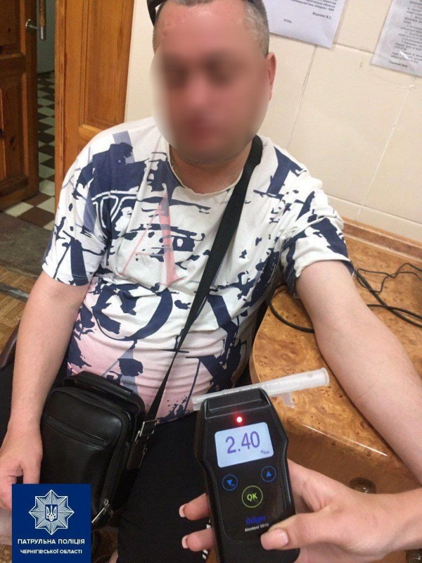 Алкорекордсмен ледь не збив людей на вулицях Чернігова