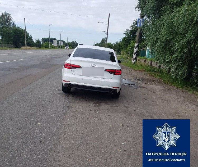 Вжив наркотики і сів за кермо: на Чернігівщині поліція затримала нетверезого водія