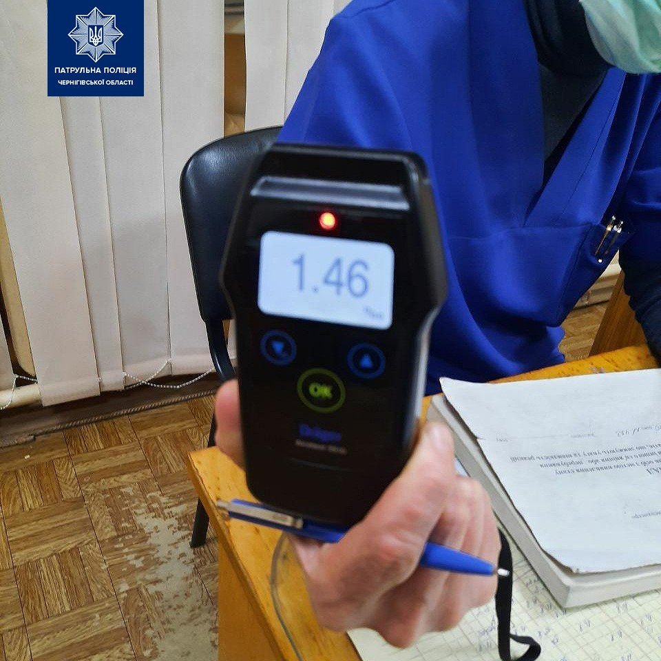 Алкогольні аварії: у Чернігові спіймали кілька водіїв напідпитку