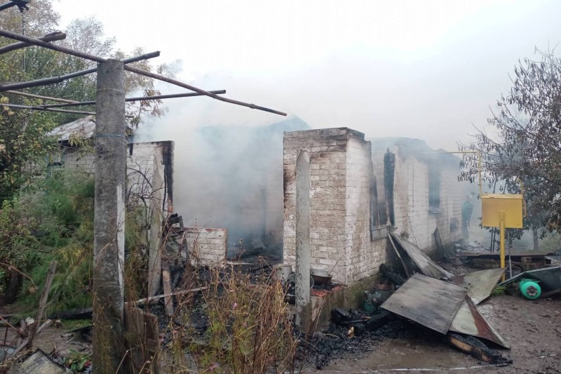 У Козелецькому районі під час пожежі будинку загинула 66-річна жінка