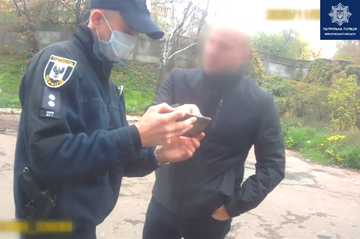 У Чернігові патрульні затримали «Шумахера» (Відео)