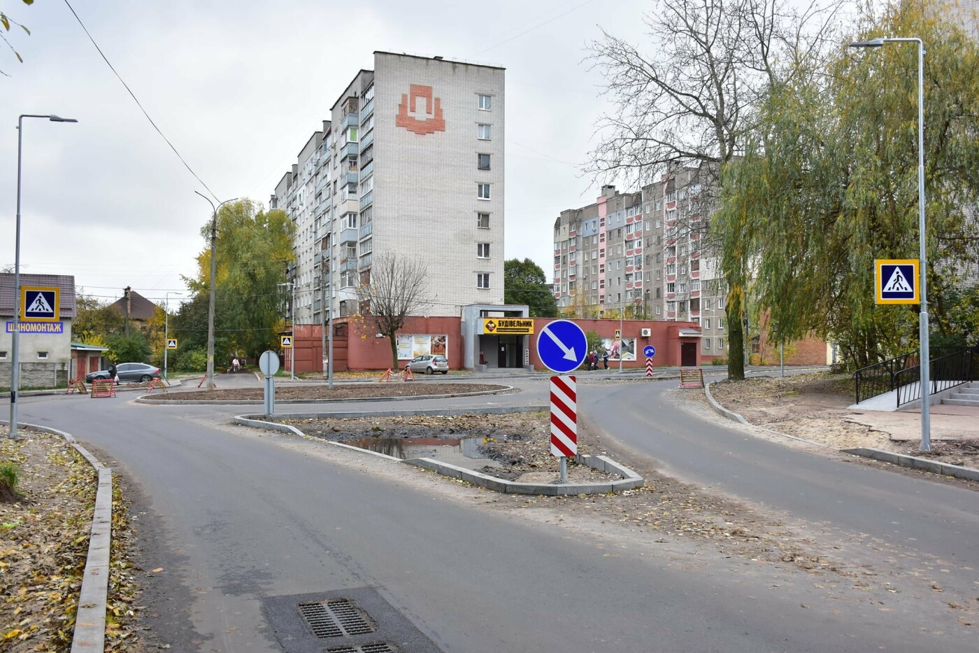 У Чернігові на нових "колах" підсвітили пішохідні переходи