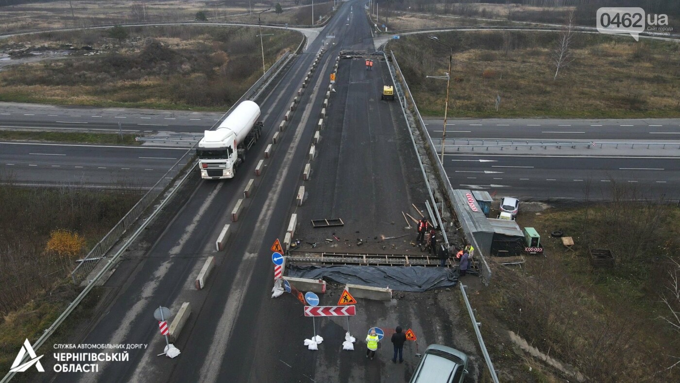 На дорозі Чернігів – Славутич відремонтували міст