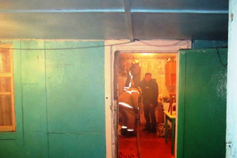Вогнеборці Борзнянщини під час пожежі житлового будинку врятували дві людини