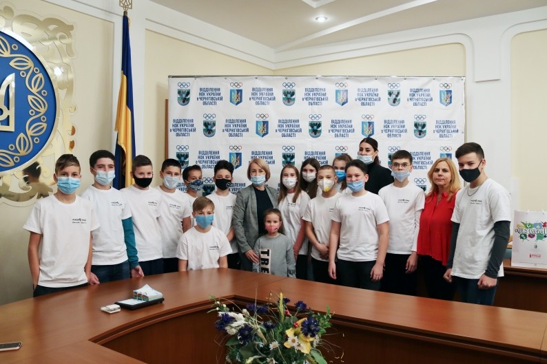 Чернігівські школярі ініціювали проведення Всеукраїнського 21-денного олімпійського челенджу