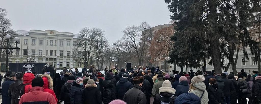 Третя акція: у Чернігові знову протестували проти підвищення тарифів