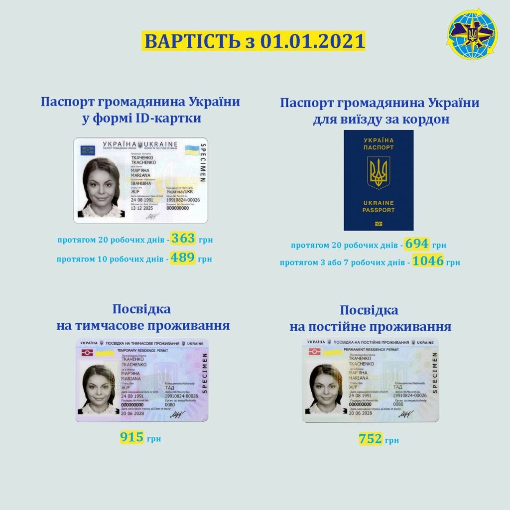 До уваги чернігівців: подорожчало оформлення закордонних паспортів та ID-карток
