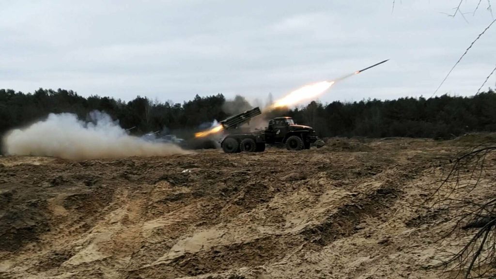 «Град» на Чернігівщині: артилеристи-реактивники відпрацьовували майстерність