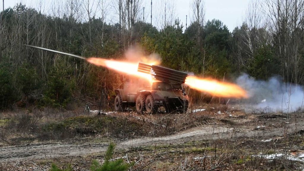 «Град» на Чернігівщині: артилеристи-реактивники відпрацьовували майстерність