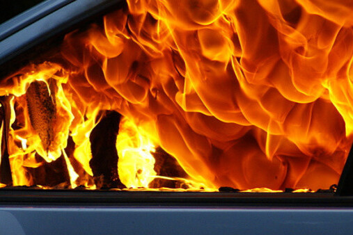 У Ніжині сталася пожежа автомобіля