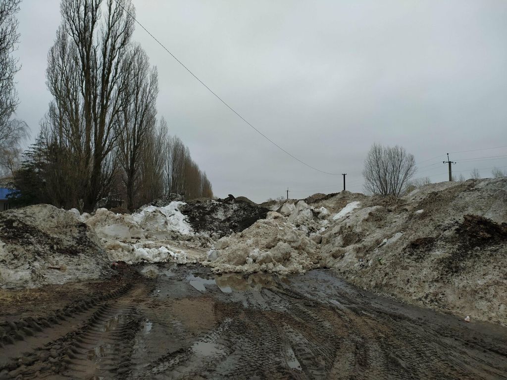 Чернігівський сніг змінив адресу: як лежиться на новому місці
