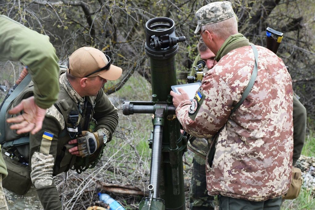 Мінометники вправлялися у стрільбі на Чернігівщині