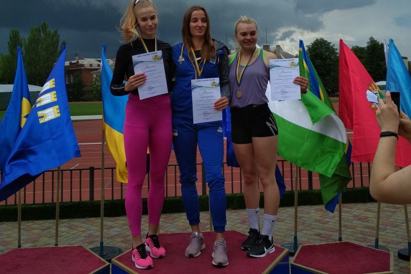 Представники Чернігівщини вибороли три нагороди чемпіонату України з легкої атлетики серед молоді