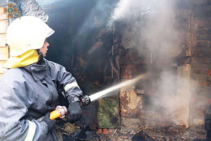 У Чернігівському районі під час пожежі травмовано 80-річного чоловіка
