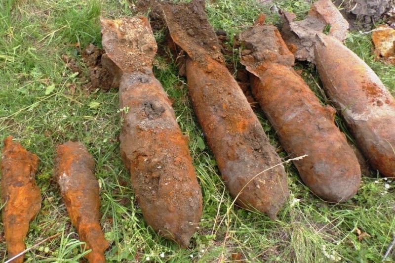 В лісі на Масанах знайшли авіаційні бомби