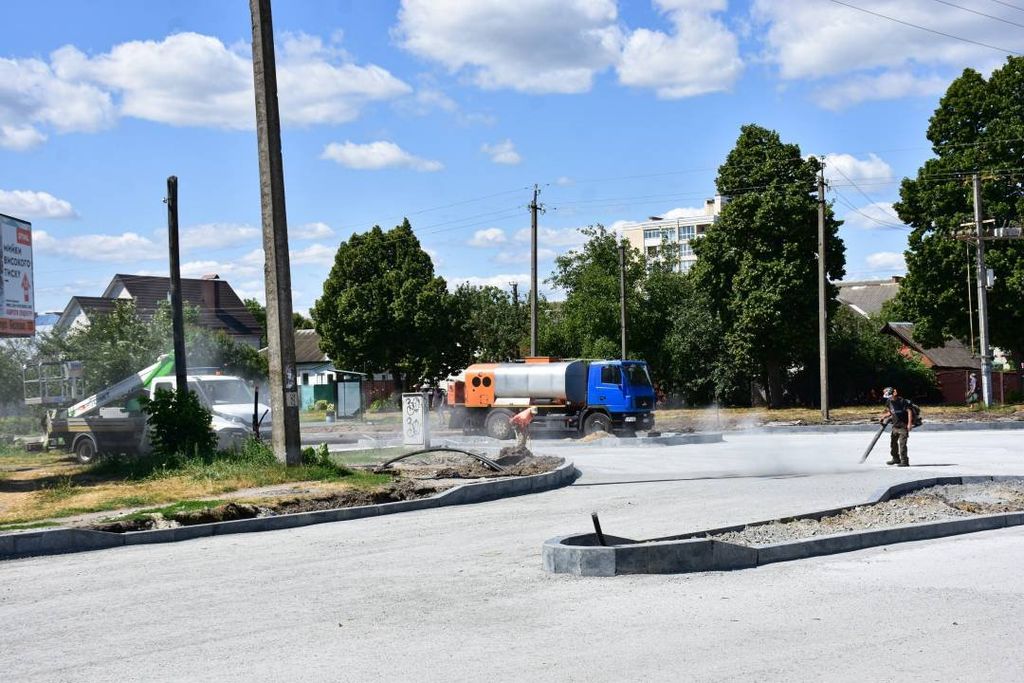 Реконструкція перехрестя 1-го Травня-Кільцевої (СВІЖІ ФОТО)