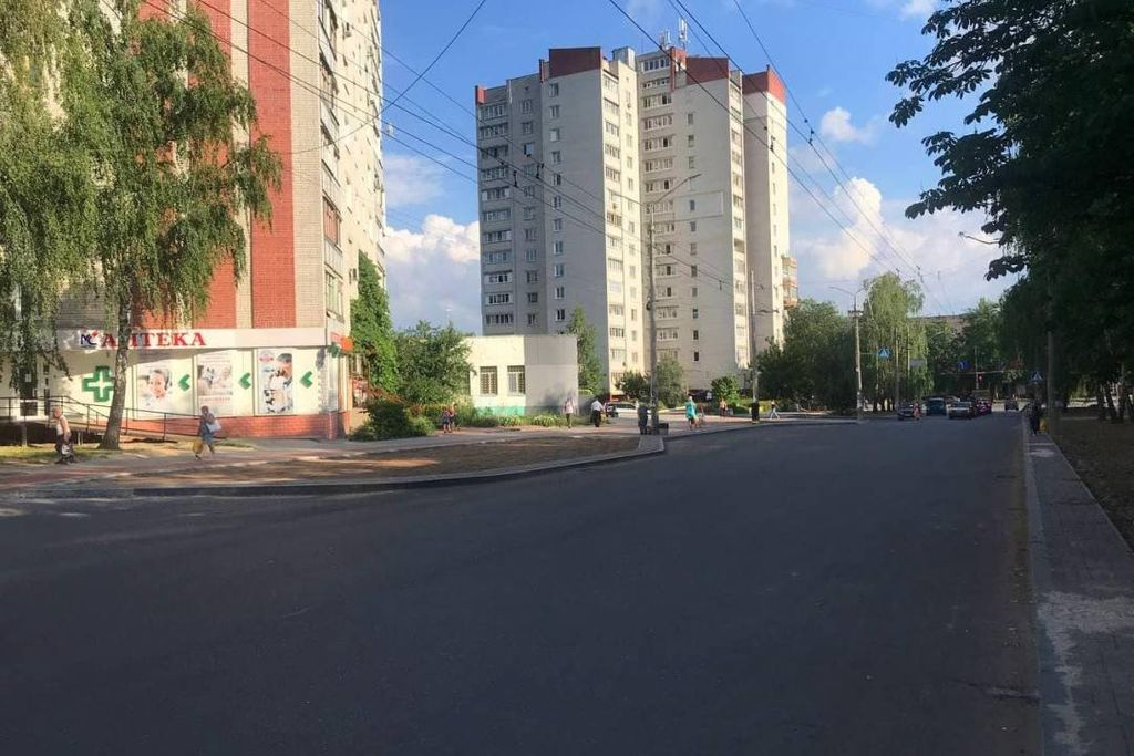 Як виглядає оновлена вулиця Доценка у Чернігові