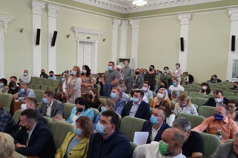 Мешканці Коцюбинського, 84 прийшли на сесію міськради