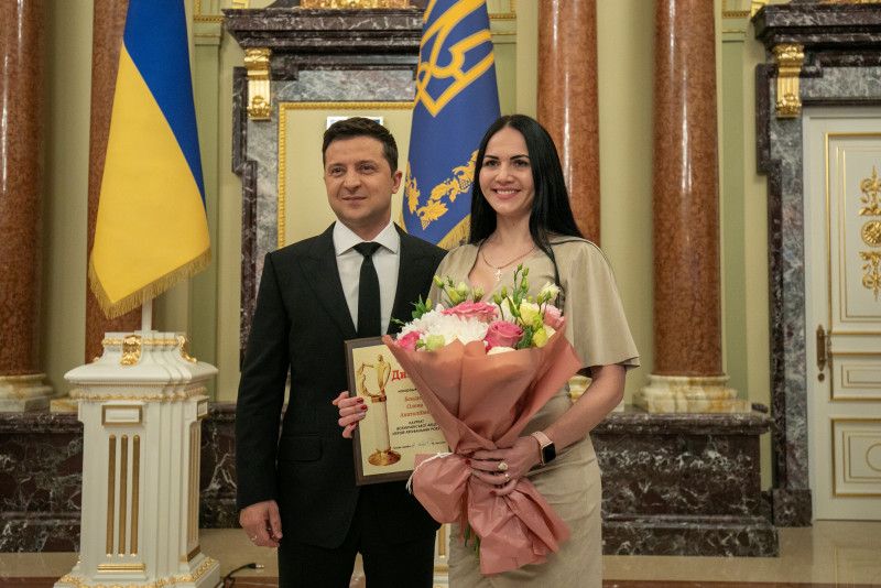 Ніжинка Олена Бендик отримала нагороду від президента і поділилася враженнями
