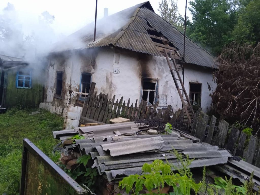 У Бобровицькій громаді за добу сталися дві смертельні пожежі. ФОТО