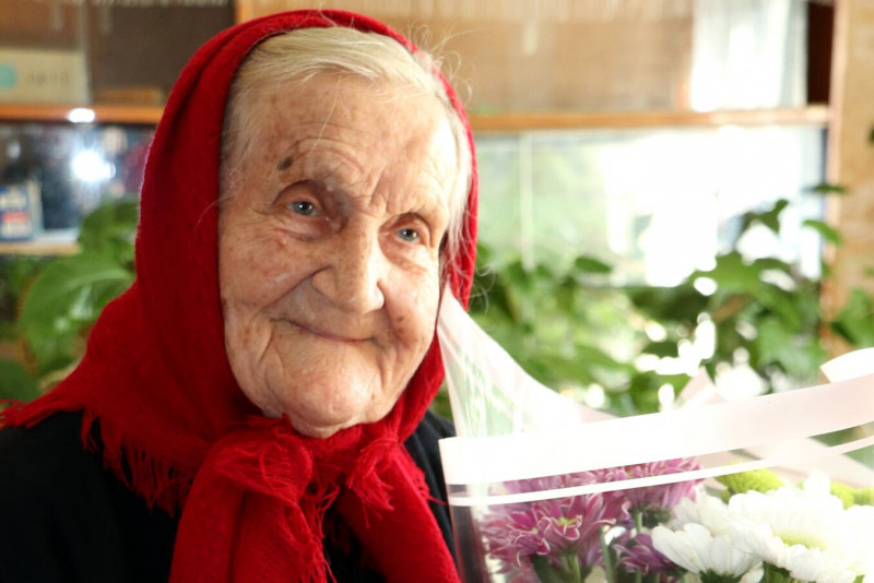 У Сядриному привітали найстаршу жительку села