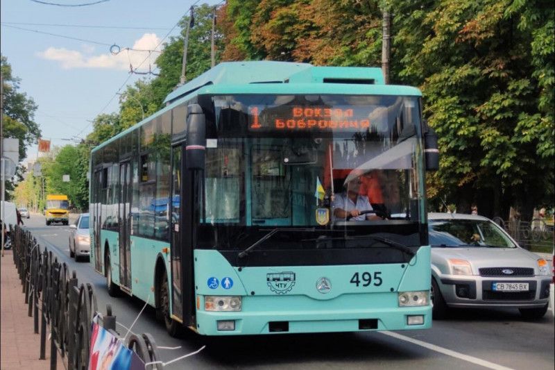 У Чернігові відновлюється рух тролейбусів до «Сіверянки»