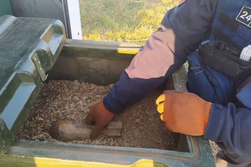 На Чернігівщині піротехніки знищили мінометну міну