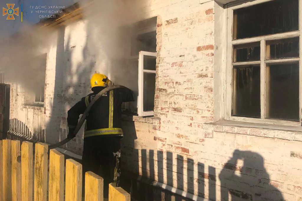 На Чернігівщині за добу пожежі забрали життя трьох людей. ФОТО
