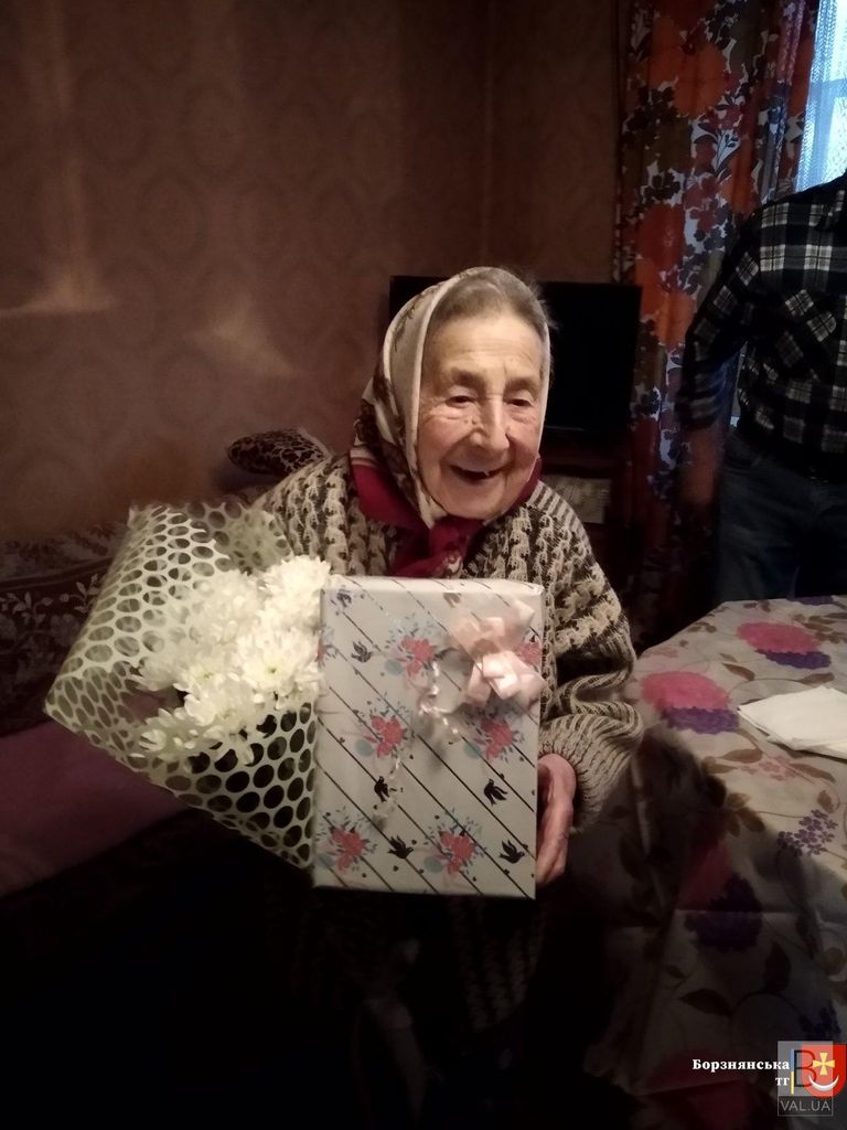 Жителька Борзнянщини на Різдво відсвяткувала свій 100-річний ювілей. ФОТО