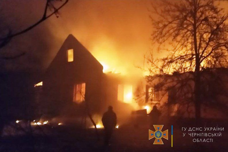 Упродовж минулої доби на Чернігівщині горіли два житлові будинки. ФОТО